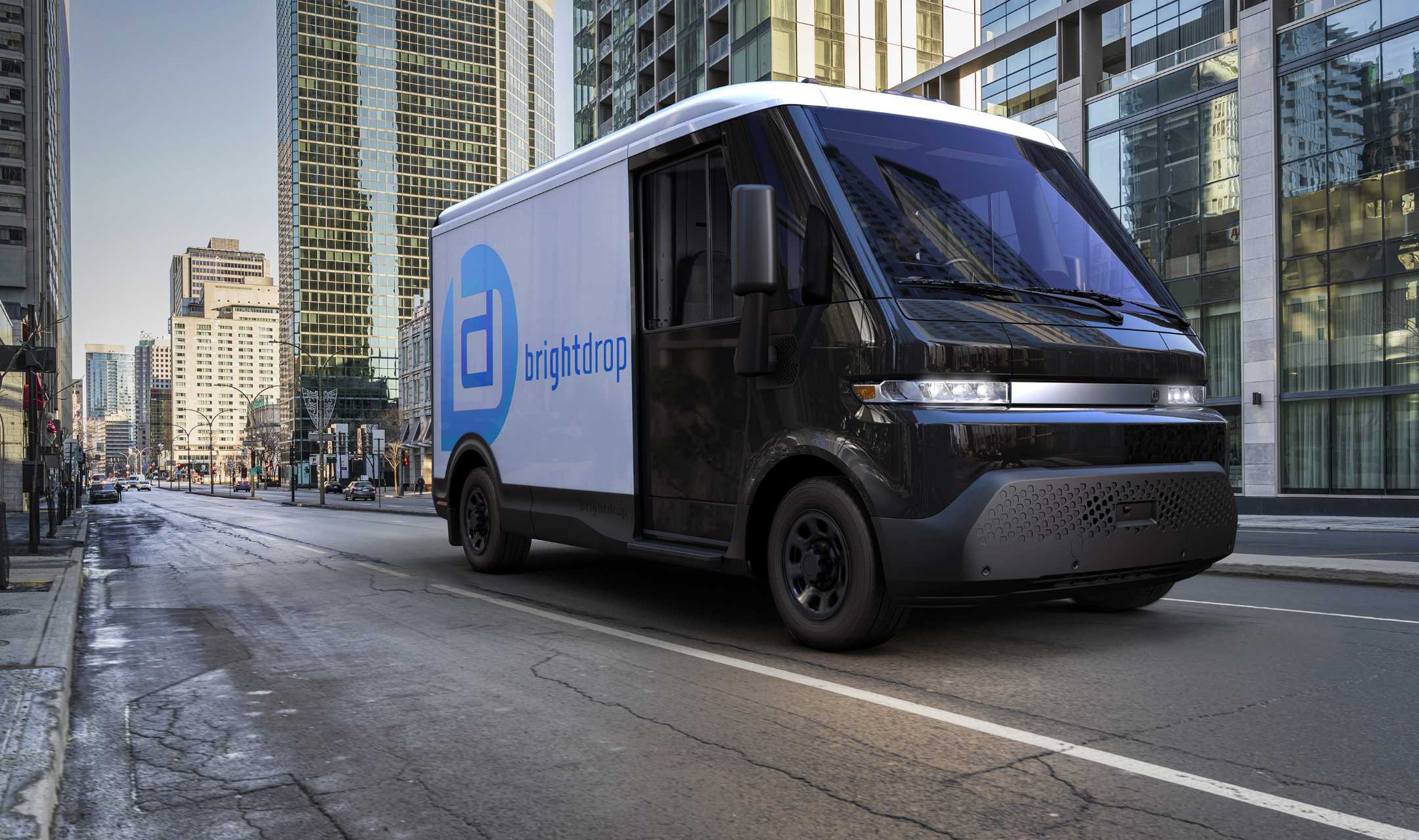 BrightDrop Zevo EV Delivery Truck Parked