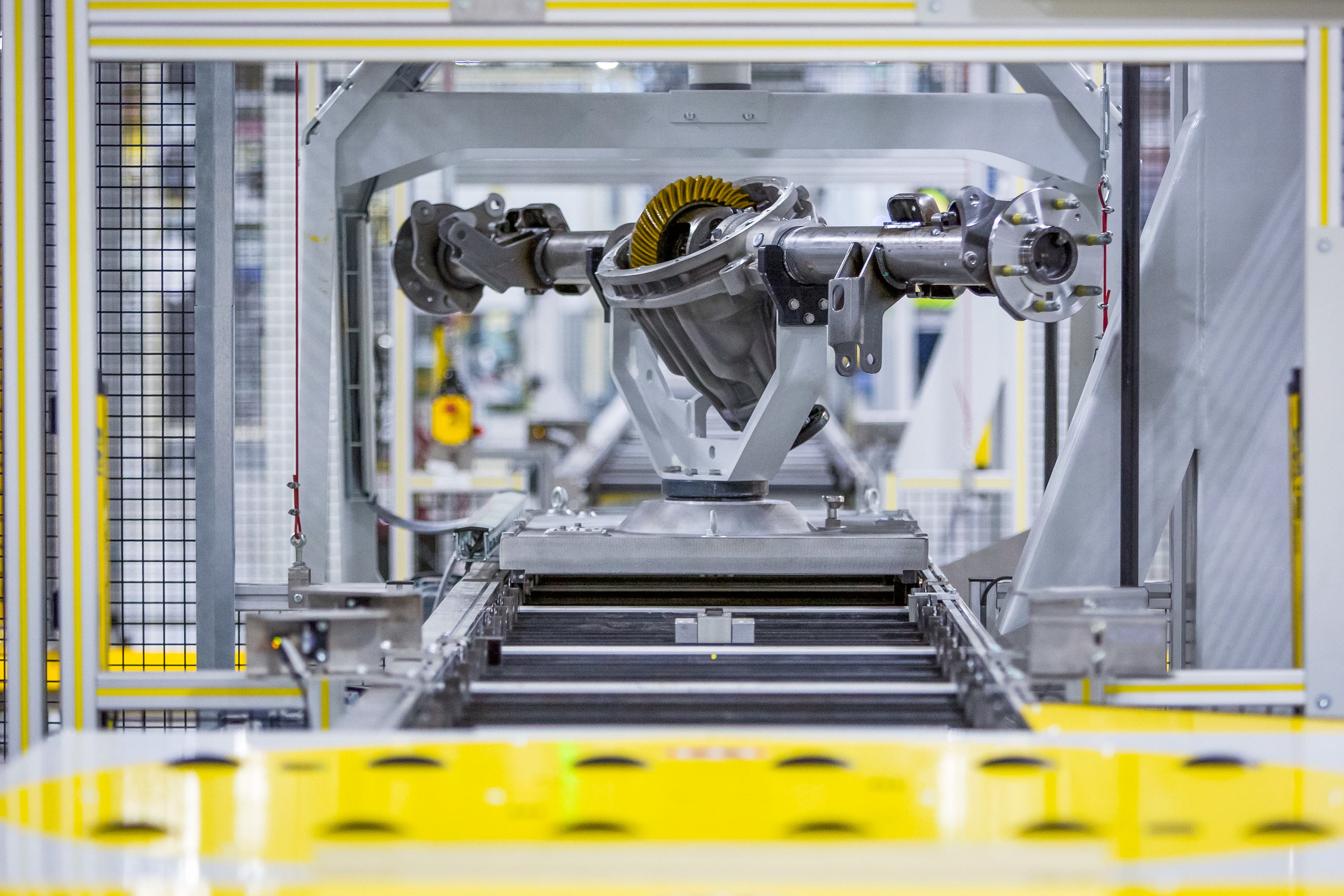 Precision machined automotive components move down automated production line at GMCH Grand Rapids Operations