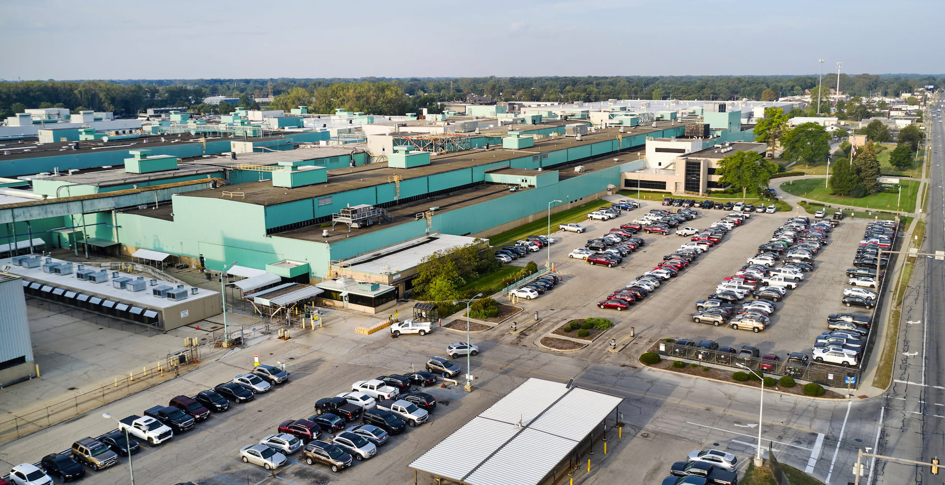 Aerial view of GM Toledo OH Powertrain Facility