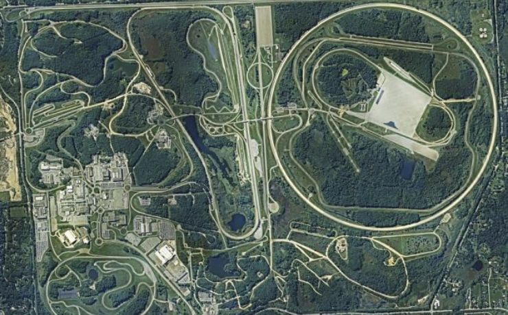 Aerial View of the Milford Proving Ground in Milford, Michigan