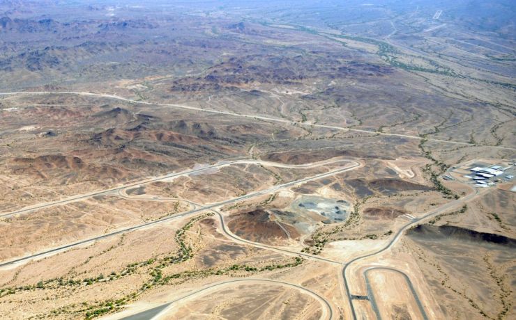Aerial View of the Yuma Desert