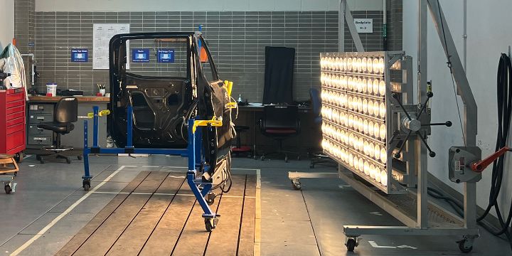 Rows of Black Tube’s Misting Out a Salt Bath for Corrosion Protection