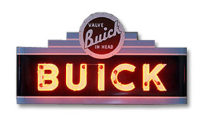Buick neon sign